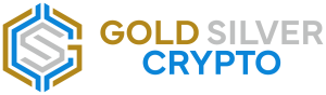 Gold, Silver, Crypto logo